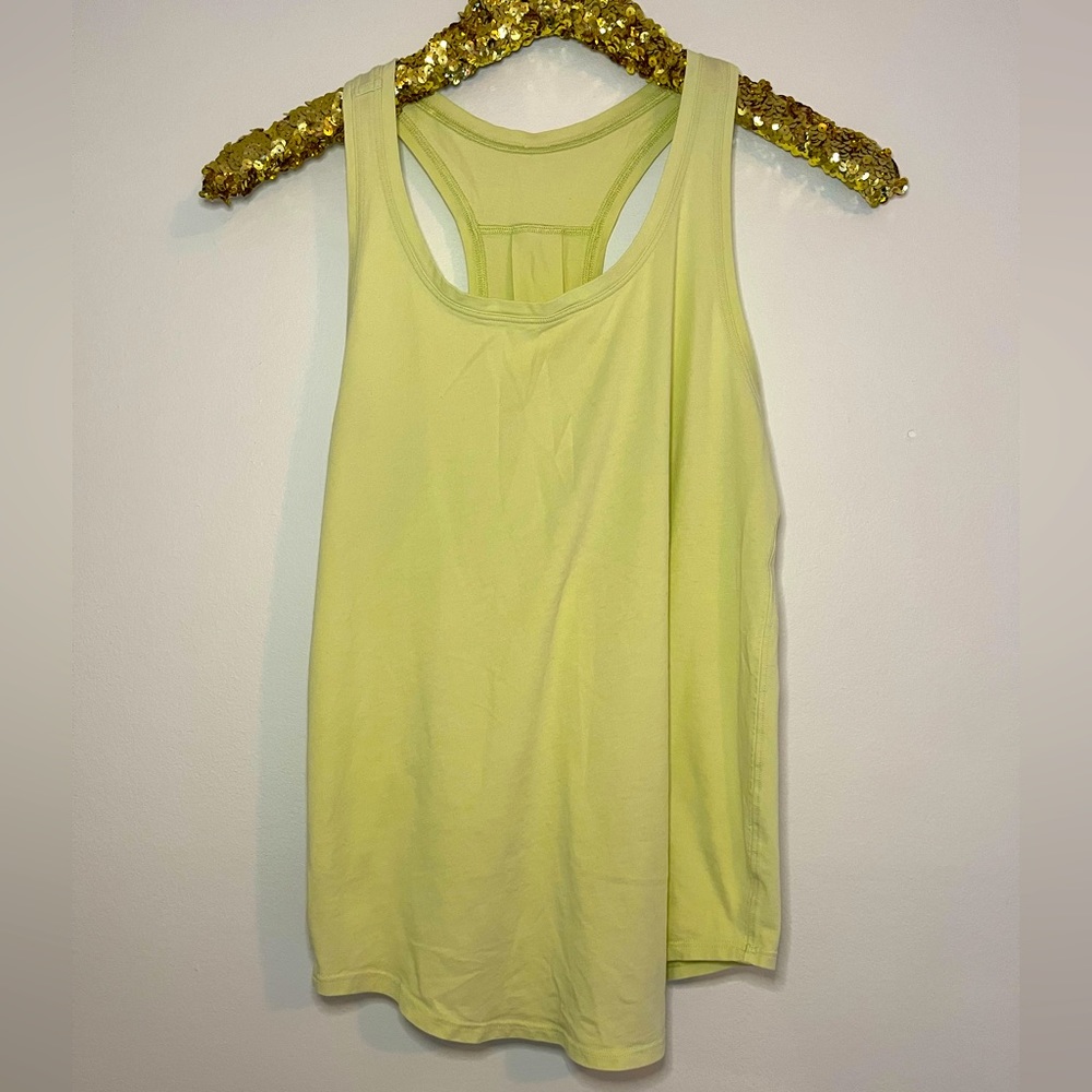 Lululemon Love Pleated Tank Light Green Size 6